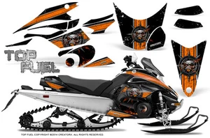 Yamaha FX Nytro 08-14 Graphics Kit CreatorX Snowmobile Sled Decals TOP FUEL OB - Picture 1 of 1