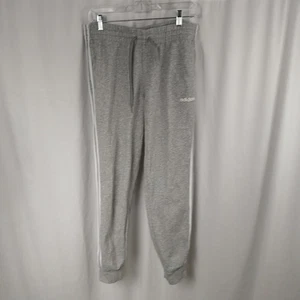 Adidas Pantalone Uomo Grande Grigio Tre Righe Sportivo Joggers Felpa Logo - Foto 1 di 12