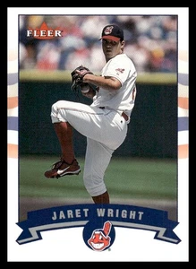 2002 Fleer Gold Backs #403 Jaret Wright Cleveland Indians - Picture 1 of 2
