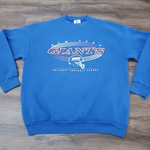 Sudadera Azul Logo Athletic NY Giants Talla Grande LEER - Imagen 1 de 9