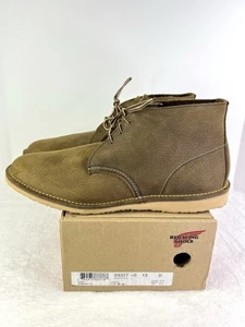 Zapatos Red Wing 3327 Weekender Chukka Botas Para Hombres Talla 13 D Marrón Oliva Nuevos Raros - Imagen 1 de 10