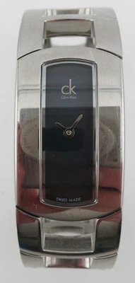 Calvin Klein Swiss Made Stainless Steel Ladies Bangle Watch - K3Y 2M1 - New Batt - Image 1 of 4