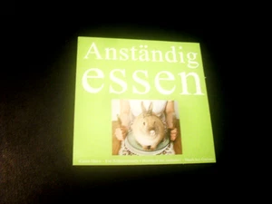 Aufkleber / Sticker + Anständig essen + Massentierhaltung fragwürdig+ Karen Duve - Foto 1 di 1