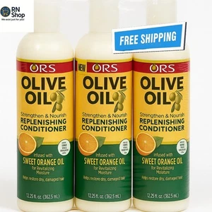 ORS Olive Oil Rep. Conditioner 12.25 oz 3-Pack –Sweet Orange Oil | Free Shipping - Picture 1 of 2