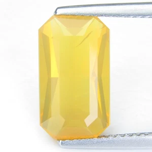 3.00Cts Natural Classic Radiant Cut Mexican Fire Opal Loose Gemstone - Picture 1 of 4