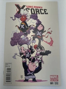 Uncanny X-Force 1 2013 Marvel Skottie Young variante quasi nuovo - Foto 1 di 15