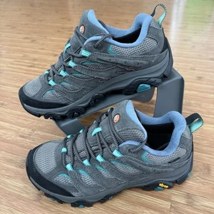 Merrell Moab 3 Women Sz 9 Waterproof Hiking Shoe Gray Vibram Sole J035860 READ - Picture 1 of 14