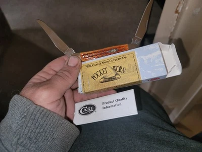 Estuche W.R. Case & Sons Cutlery Co. XX Muskrat SS #07406 Cosecha Naranja 2014 Foto 1 de 4