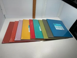 Lot of 9 Stampin Up Cardstock 8.5 x 11 Pacific Point Pale Plum Tango Dusty - Picture 1 of 19