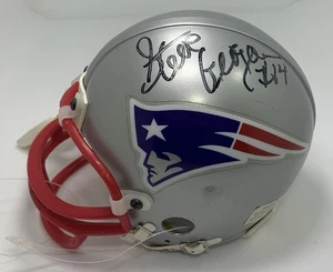 Steve Grogan Autographed New England Patriots QB Mini Helmet Authentic Autograph - Picture 1 of 8