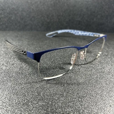 Auténticas gafas Ray Ban RB8416 3016 azul negro fibra de carbono 55-17-145 Foto 1 de 4
