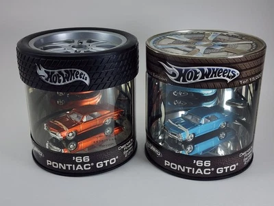 Pontiac GTO 1966 lata de aceite naranja/azul Detroit's mejor juego de 2 Hot Wheels Foto 1 de 4