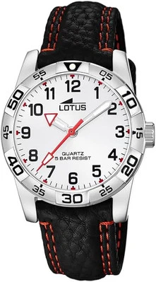 Orologio LOTUS Bambino / Guinzaglio Nera Con Pespuntes Rossi, Sfera E 18665/1 - Immagine 1 di 2