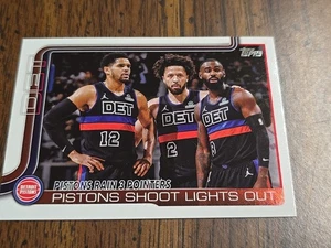 2025 Topps Basketball Flagship Pistons Shoot Lights Out #279 - Bild 1 von 3