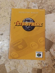 Manual Instruction Book TETRISPHERE ✨Nintendo 64 N64➡️ SEE DISCOUNT B2G1 - Picture 1 of 4