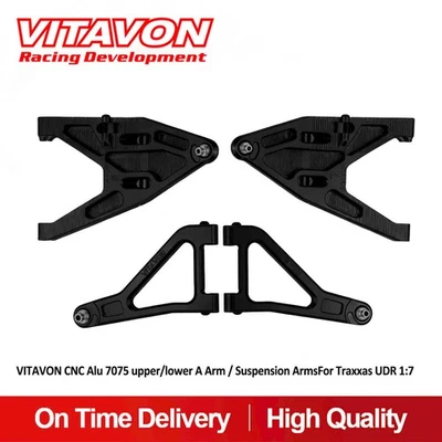 VITAVON Udr CNC Alu7075 Front Lower/Upper Suspension Arms For Traxxas UDR 1/7 - Image 1 of 4