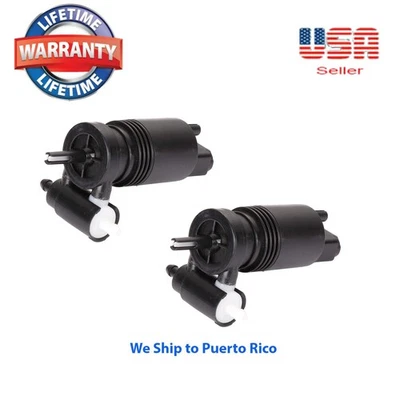 JUEGO DE 2 X Bomba de lavadora para Jeep Commander Compass Grand Cherokee Liberty Patriot Foto 1 de 3