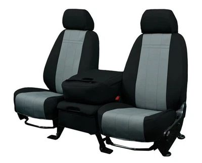Fundas de asiento de coche CalTrend aptas para Toyota T100 1993-1998 gris claro NeoSupreme personalizadas Foto 1 de 4