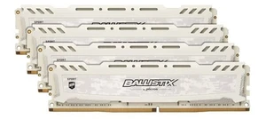 64GB Crucial Ballistix Sport weiß RAM DDR4 2400 MHz CL16 | BLS16G4D240FSC.16FAD - Picture 1 of 3