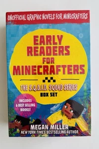 Minecraft Early Readers Box Set, S.Q.U.I.D. Squad, 6 Books, New, Sealed - Picture 1 of 8