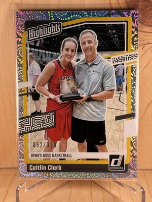 2024 Panini Caitlin Clark Collection Highlights Vortex #H4 /399 - Image 1 of 2