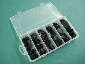 Plastic plug assortment - flush fit - auto body, sheet metal - USA - Picture 1 of 3
