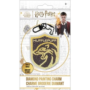 Camelot Dots Diamond Art Kit 2.625"X3.14" -Harry Potter Hufflepuff Crest Charn - Picture 1 of 1