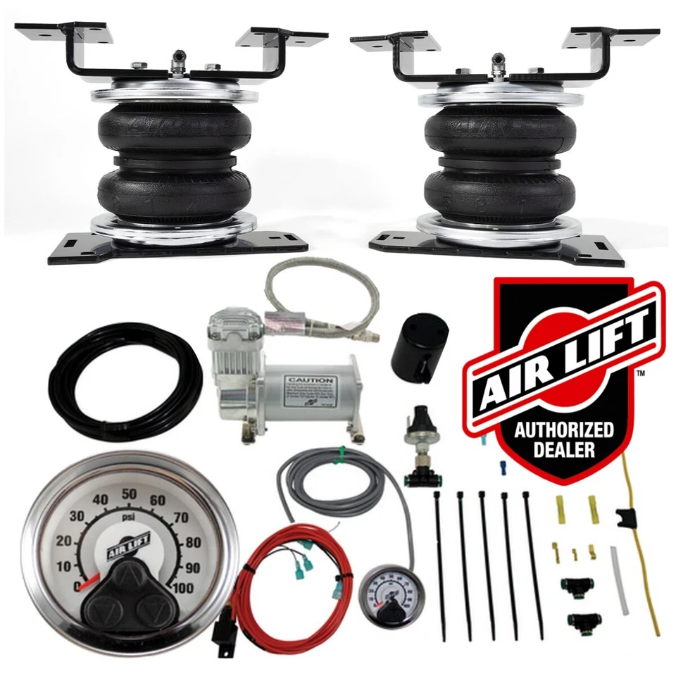 Air Lift LoadLifter5000 bolsas resortes neumáticos y compresor para Silverado Sierra 1500  Foto 1 de 4