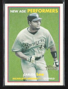 2006 Topps Heritage New Age Performers #CL Carlos Lee! *PWE*