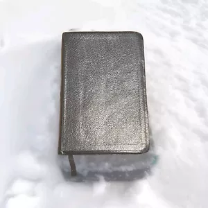 NASB Thinline Bible Leather Bonded 2002 by Zondervan Black - Foto 1 di 9
