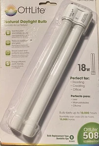 OttLite Natural Daylight Bulb New Sealed 18W Replacement Type B PL18-B - Picture 1 of 1