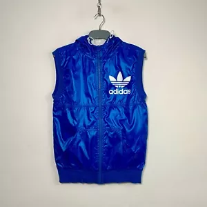Adidas Originals Women Track Jacket Sleeveless Blue Size XS - Picture 1 of 5