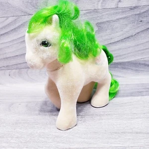 Vintage G1 1986 My Little Pony So Soft Scrumptious MLP Flocked Green Watermelon - Bild 1 von 4