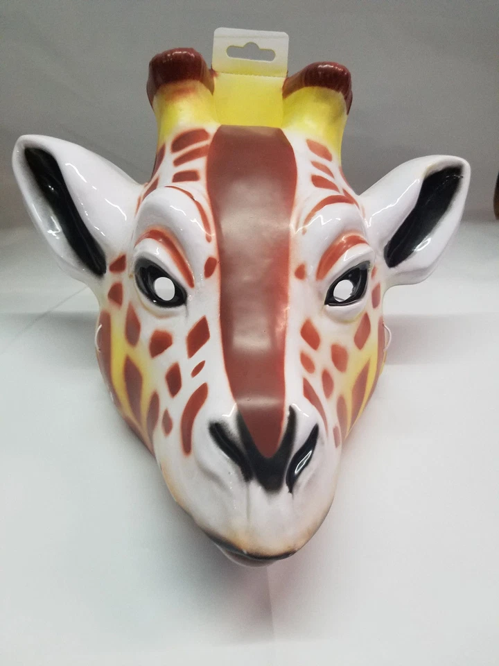 Animal Masks Plastic Full Face Asso Jungle Farm & Forest Costume Animal Masks  - Image 1 of 4