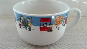 Galerie Große Weihnachten Erdnüsse Kaffeebecher Suppenschüssel Charlie Brown Snoopy EUC - Bild 1 von 10