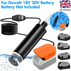 Cordless Oil/Water Pump 120W Sump Pump For Dewalt 18V 20V Battery for Garden New - Picture 1 of 10