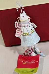 # 16 Dept 56 Patience Brewster Christmas Krinkle Cat Present Ornament #56.36615 - Picture 1 of 6