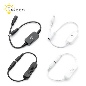 LED-Streifen 12V-Netzteil-Stecker Inline-Kabel mit ON / OFF-Schalter Dimmer 488 - Bild 1 von 14