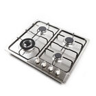23” Gas Cooktop 4 Burners NG/LPG Gas Hob Stovetop Stainless Steel Top Protection photo