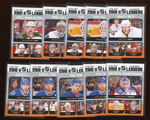 2011-12 O-Pee-Chee League Leaders Insert Set (10)