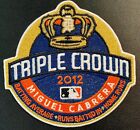 Miguel Cabrera Triple Crown 2012 MLB Season Detroit Tigers Jersey Patch