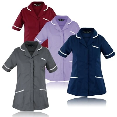 Nurse Uniform Tunic Dentist Therapist Maid Nursing Healthcare Hospitality Carers - Image 1 of 4