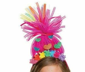 Accesorio para el cabello disfraz para niños Trolls Poppy Rainbow iluminado - Imagen 1 de 4
