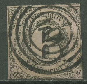 Thurn und Taxis 1852/58 6 cruceros 9 IA estampados - Imagen 1 de 1