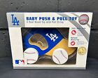 Los Angeles Dodgers Real Wood Baby Plush and Pull Toy
