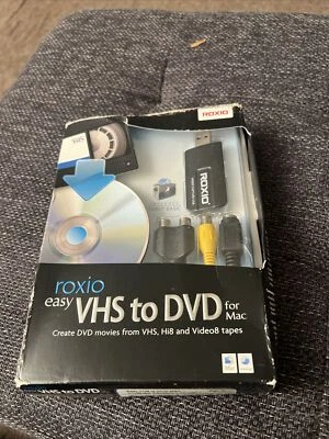 Roxio Easy VHS to DVD for Mac | VHS Hi8 V8 Video to DVD Open Box - Image 1 of 3