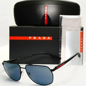 Prada Tuning Sonnenbrille blau schwarz rot Streifen Pilot PS55VS SPS 55V DG0-09R - Bild 1 von 12