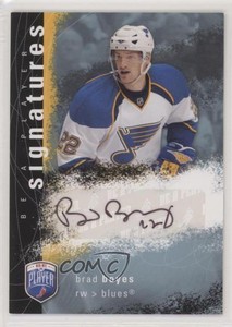 2007-08 Upper Deck Be a Player Signatures Brad Boyes #S-BB Auto