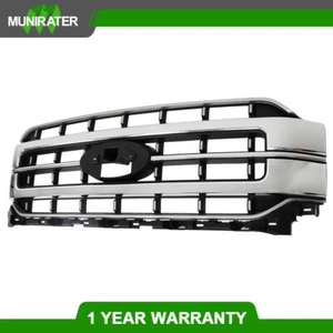 NEW For Ford F150 2021 2022 2023 Front Bumper Grille Chrome Trim Grill - Picture 1 of 12
