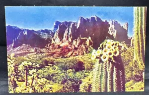 Antike Postkarte Aberglaube Berg Arizona 60er Jahre Vintage Sammlerstück - Bild 1 von 6